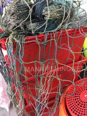 ตาข่ายถัก คลุมท้ายรถ  เส้นหนากันแดด