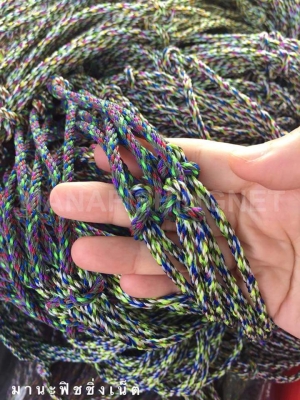 ตาข่ายถัก คลุมท้ายรถ  เส้นหนากันแดด