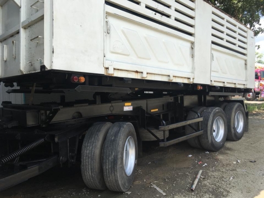 พ่วง 22 ล้อ ฮีโน่ FM1A 344 ปี 55 ปลายปี Hi-Speed กระบะเหล็ก - สามมิตรแท้ สภาพพร้อมใช้ พร้อมโอน