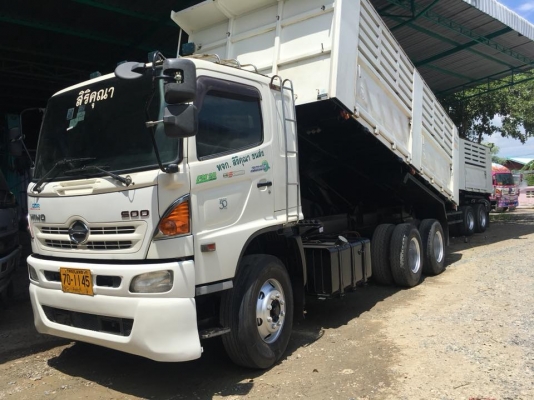 พ่วง 22 ล้อ ฮีโน่ FM1A 344 ปี 55 ปลายปี Hi-Speed กระบะเหล็ก - สามมิตรแท้ สภาพพร้อมใช้ พร้อมโอน