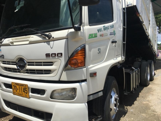 พ่วง 22 ล้อ ฮีโน่ FM1A 344 ปี 55 ปลายปี Hi-Speed กระบะเหล็ก - สามมิตรแท้ สภาพพร้อมใช้ พร้อมโอน