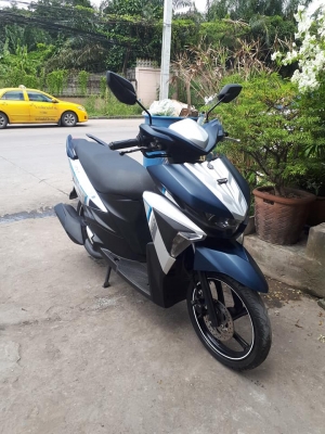GT 125 ตัวท๊อป รุ่น Start &amp; Stop System สีเทาน้ำเงิน ปี 2560(ล้อแม็กซ์แท้) โฉมปัจจุบัน สุดเท่ห์น่าจับจอง