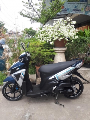 GT 125 ตัวท๊อป รุ่น Start &amp; Stop System สีเทาน้ำเงิน ปี 2560(ล้อแม็กซ์แท้) โฉมปัจจุบัน สุดเท่ห์น่าจับจอง