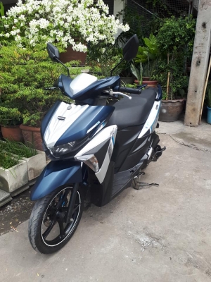 GT 125 ตัวท๊อป รุ่น Start &amp; Stop System สีเทาน้ำเงิน ปี 2560(ล้อแม็กซ์แท้) โฉมปัจจุบัน สุดเท่ห์น่าจับจอง