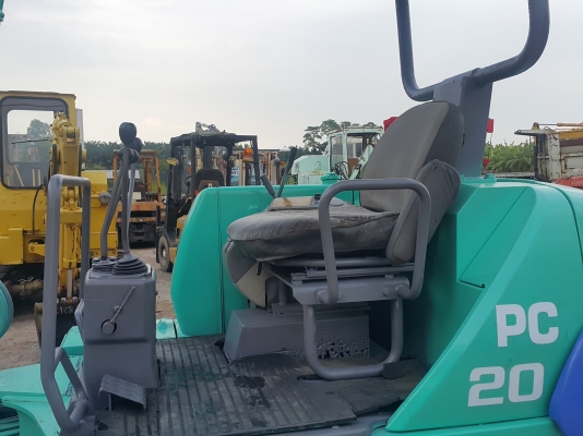 รถแบคโฮ KOMATSU PC20 รถเก่านอกนำเข้า ยังไม่เคยใช้งานในไทย เครื่องดี ปั๊มดี รถสวย พร้อมใช้งาน มีเอกสารใบอินวอยซ์ มี VDO การทำงานให้ชม