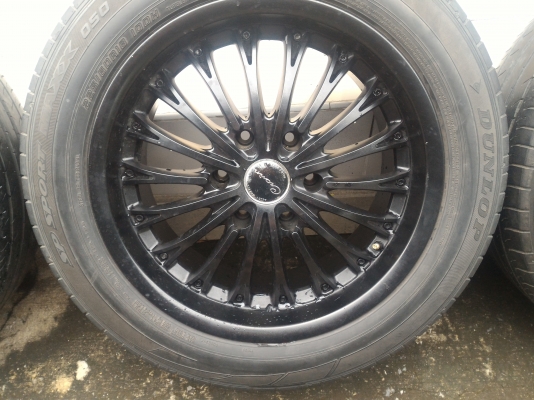 แม็กพร้อมยางขอบ18 6รู