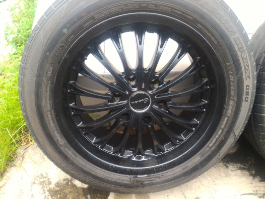 แม็กพร้อมยางขอบ18 6รู