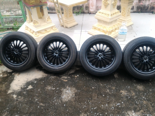 แม็กพร้อมยางขอบ18 6รู