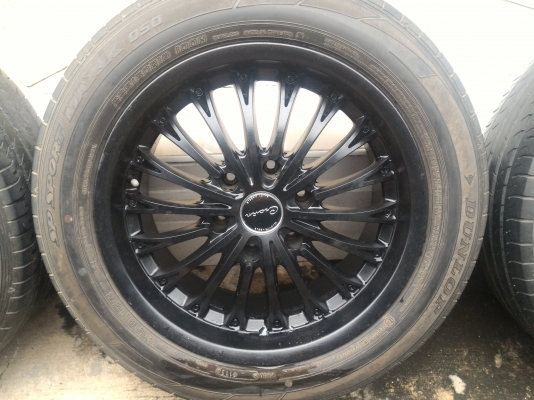 แม็กพร้อมยางขอบ18 6รู