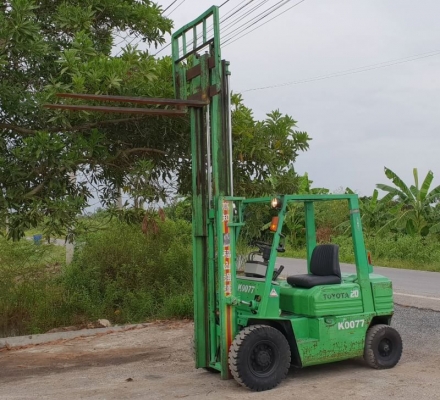 ขายด่วนรถยกTOYOTA5FG20ยกได้2.5ตันเสาสูง3เมตรรถนอกสวยๆนำเข้ายังไม่เคยใช้งานในเมืองไทยเลย
