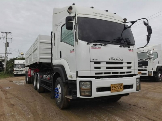 Isuzu 354 แรง ปี 55 หัวลากสิบล้อพร้อมหางเซมิดัมพ์ CNG น้ำหนักรถ 9,700 kg ไมล์ 32x,xxx รถห้างแท้ พร้อ Isuzu 354 แรง ปี 55 หัวลากสิบล้อพร้อมหางเซมิดัมพ์ CNG น้ำหนักรถ 9,700 kg ไมล์ 32x,xxx รถห้างแท้ พร้อ