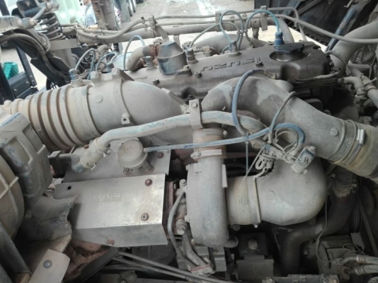 Isuzu 354 แรง ปี 55 หัวลากสิบล้อพร้อมหางเซมิดัมพ์ CNG น้ำหนักรถ 9,700 kg ไมล์ 32x,xxx รถห้างแท้ พร้อ