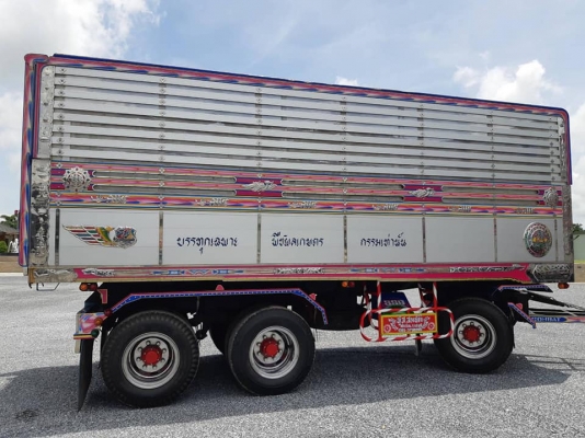 พ่วง 22 ล้อ ฮีโน่ 344 แรง Hi-Speed ปี 57 ปลายปี ไมล์ 270,000 กม. กระบะมิเนียม - ดั้ม อู่ ส.สมบัติ ชุดใหญ่ ใส่ของได้ 29.5 ตัน รถโรงสีเดิม