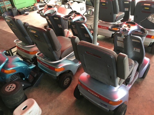 ขายคันละ 9,999 บาท รถ คนแก่ ไฟฟ้า จำนวน 8 คัน ตามสภาพ ไม่มีแบต ไม่มี กล่อง รถเก่าญี่ปุ่น