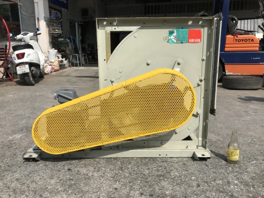 ขายพัดลมโบวเวอร์ดูด-เป่าอากาศ Kruger 3HP. 380V โครงสร้างแข็งแรง สภาพสวยใหม่มาก หมุนนิ่ม ลมแรง พร้อมใช้งาน