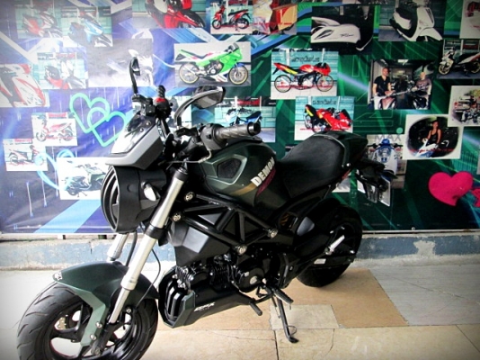 Demon125 สีเขียว ตัวท็อป Limited ชุดแต่งเท่จากศูนย์ 29900