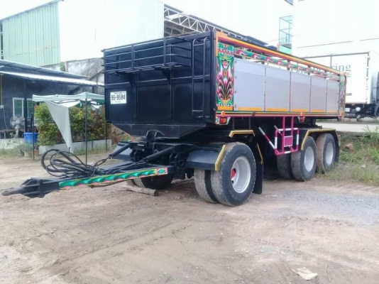 ลูกพ่วงดัมพ์มิเนียม สามเพลา ยาว 6 เมตร ปี 48 พร้อมใช้งาน ทะเบียนพร้อม