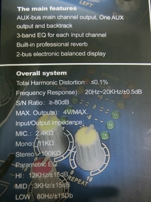 มิกเซอร์บลูทุธ 4 ช่อง MBA รุ่น MB-404 ของใหม่ ยกกล่อง