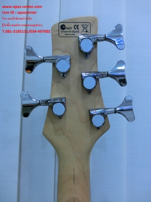 เบสไฟฟ้า 5 สาย Sqoe สีซันเบิร์ส ทรง Ibanez มือสอง สภาพดี