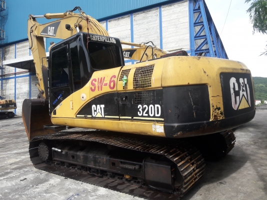 ขายรถแบคโฮ CAT 320D กระบอกเหลือง มี 2 คัน