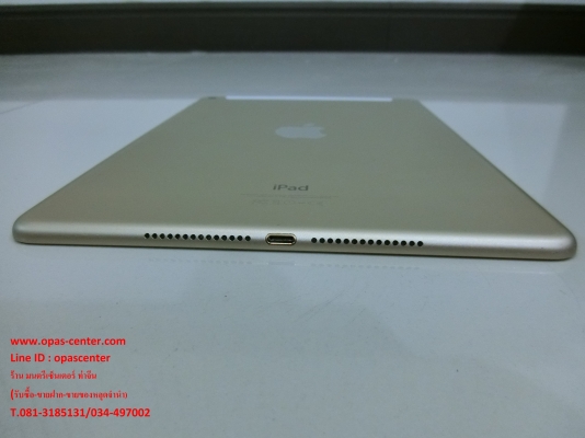 Apple iPad Air 2 Wi-Fi+Cellular 128 GB มีที่ชาร์ท สภาพใหม่ ใช้ได้ปกติทุกอย่าง ส่งฟรี