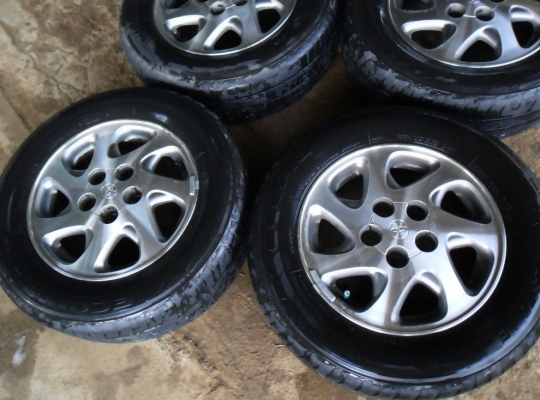 แม็กเอนไกขอบ15 แท้ 5รู114 รัดยางบริดสโตน ใส่รถกระบะ-รถตู้