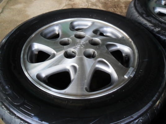 แม็กเอนไกขอบ15 แท้ 5รู114 รัดยางบริดสโตน ใส่รถกระบะ-รถตู้