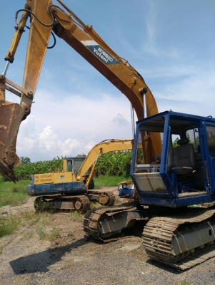 รถแบคโฮ KOBELCO เครื่อง ISUZU ปั๊ม K3V โซ่ใหม่ ใบแทร็ก 70 รถสภาพดี พร้อมใช้งาน มี VDO การทำงานให้ชม