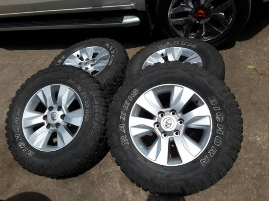 ล้อ Revo ขอบ17 + Maxxis MT 265-70-17 ปี15 สวยๆ 1ชุด