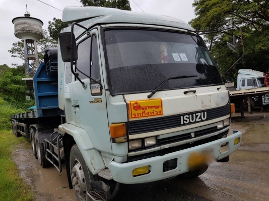 รถอีซูซุ 10 ล้อ หัวลาก FXZ 240 แรงม้า. ปี 46. , ( ขายแม่ , ลูก. ) สนใจติดต่อ 081 - 6079515