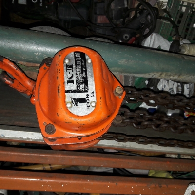 ขาย !! รอกโซ่.ตราช้างjapan.ขนาด1ตัน พร้อมใช้