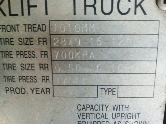 ขายด่วนครับ รถโฟคลิฟล์ TOYOTA 62-8 FD30 3ตัน รถสวยพร้อมใช้งานครับ