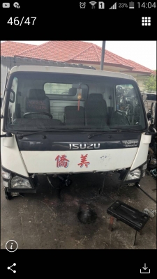 หัวเก๋งเก่านอก ISUZU NPR ตาเพชร