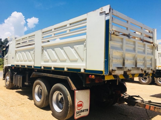 Hino 344 แรง ปี 57 แม่ลูกดัมพ์สามมิตร เครื่อง/เกียร์เดิมดี ตัวแม่เรเดียลใหม่ทุกเส้น สวยเดิมพร้อมใช้งาน