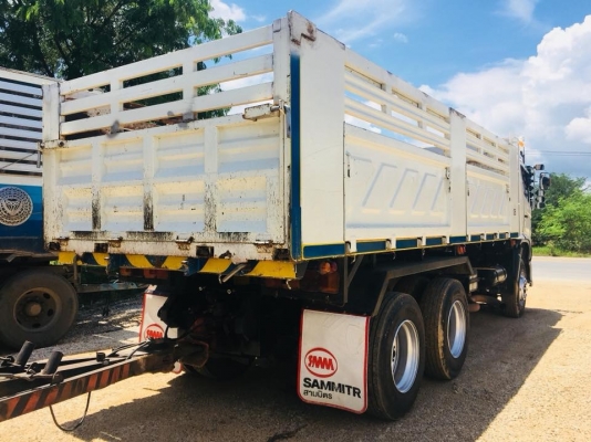 Hino 344 แรง ปี 57 แม่ลูกดัมพ์สามมิตร เครื่อง/เกียร์เดิมดี ตัวแม่เรเดียลใหม่ทุกเส้น สวยเดิมพร้อมใช้งาน