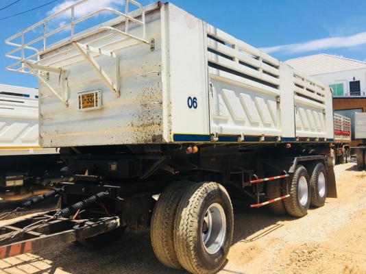 Hino 344 แรง ปี 57 แม่ลูกดัมพ์สามมิตร เครื่อง/เกียร์เดิมดี ตัวแม่เรเดียลใหม่ทุกเส้น สวยเดิมพร้อมใช้งาน