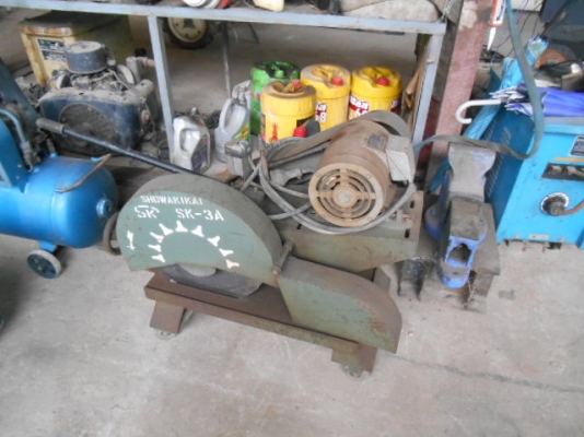 เครื่องตัดไฟเบอร์ ตัดเหล็ก มอเตอร์สามสาย สามแรง