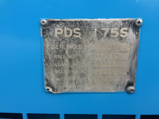 ขายปั๊มลมสกรูนำเข้า AIRMAN DPS 175 S มือสองญี่ปุ่น