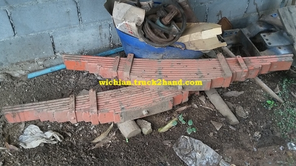 ฝากขายแหนบหลังร็อกเล็กเก่านอกยกคู่ตามรูป ขนาดความยาวและระยะรูสะดือแหนบตามรูป 2ตับ9,000บาท.