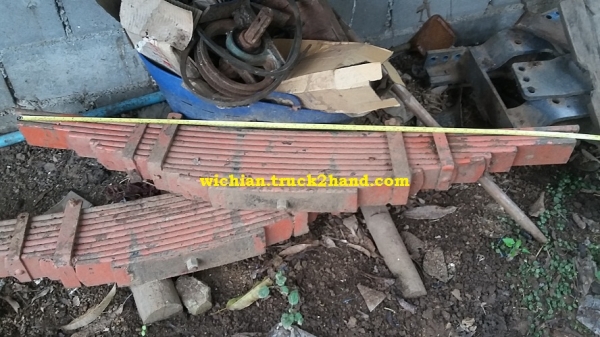 ฝากขายแหนบหลังร็อกเล็กเก่านอกยกคู่ตามรูป ขนาดความยาวและระยะรูสะดือแหนบตามรูป 2ตับ9,000บาท.