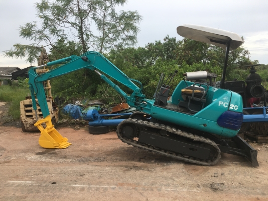 Komutsu Pc20-7. เก่าญี่ปุ่นยังไม่เคยใช้งานในไทย เครื่องดี ปั้มแรง ระบบดี.