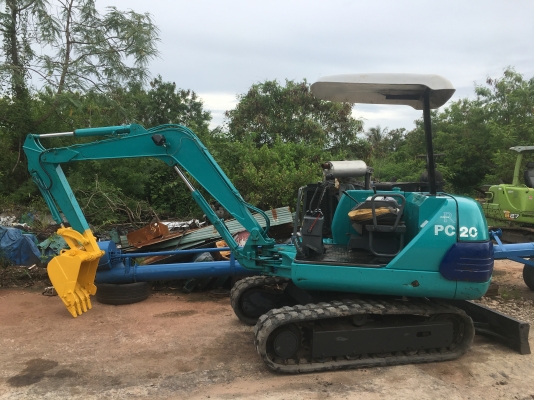 Komutsu Pc20-7. เก่าญี่ปุ่นยังไม่เคยใช้งานในไทย เครื่องดี ปั้มแรง ระบบดี.