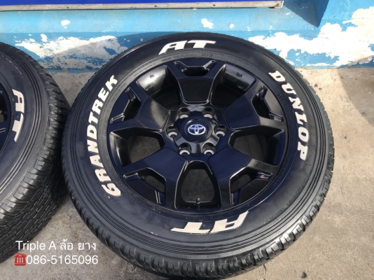 ล้อแม็ก Toyota Revo Rocco ขอบ 18 พร้อมยาง 265-60-18 Dunlop ลงพื้นปี 18