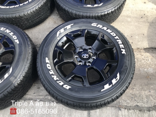ล้อแม็ก Toyota Revo Rocco ขอบ 18 พร้อมยาง 265-60-18 Dunlop ลงพื้นปี 18