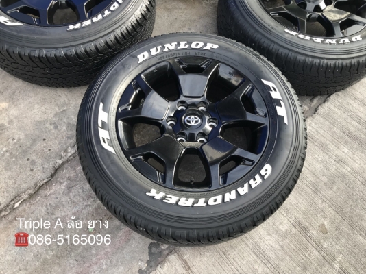 ล้อแม็ก Toyota Revo Rocco ขอบ 18 พร้อมยาง 265-60-18 Dunlop ลงพื้นปี 18
