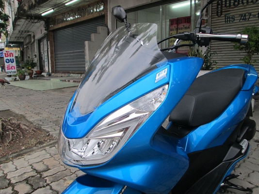(รถบ้านฝากขาย) Honda PCX 150 ตัวเตาแก๊ส ไมล์ 6544 กม สีน้ำเงิน ดำ ราคา 67900 บาท