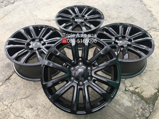 ล้อแม็กรุ่นใหม่ล่าสุด Ford Everest 2018 ขอบ 20 สีดำ