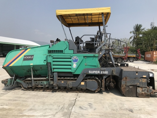 Vogele Super 2100 ล้อแทร็ค ปี 2003 ใช้งาน 4 พันชั่วโมงจากญี่ปุ่น รถสวยมากครับ