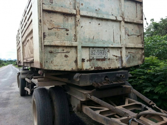 ขายลูกพ่วง2เพลาดั้ม