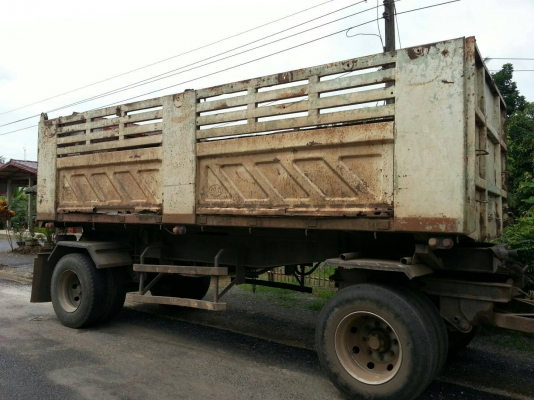 ขายลูกพ่วง2เพลาดั้ม